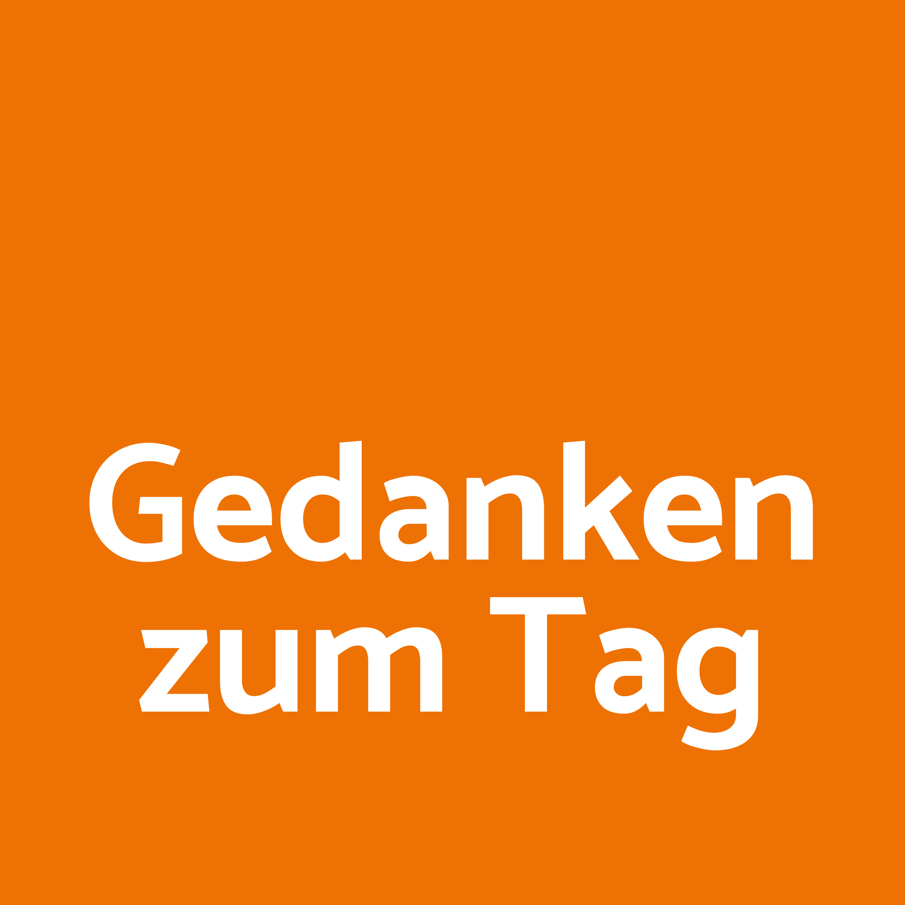Gedanken zum Tag